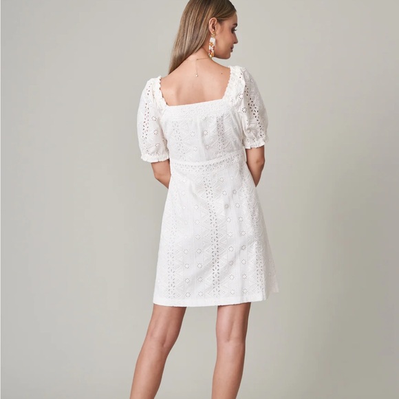 Spartina Catrina Eyelet Dress Pearl White - Picture 3 of 8